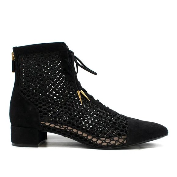 ‼️‼️PRICE FIRM‼️‼️Dior Naughtily-D 3cm Mesh Ankle Boot 40 - Picture 1 of 11